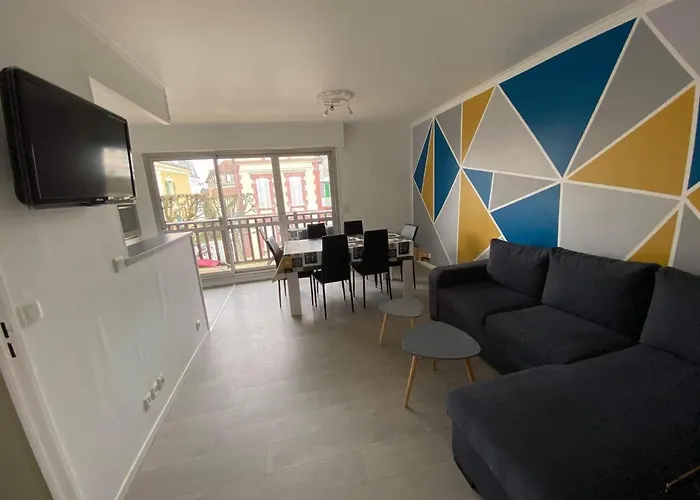 Cabourg centre, appartement pour 5 personnes à 100m de la mer